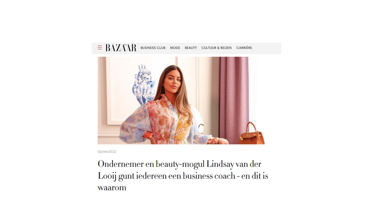 Harper's Bazaar Lindsay van der Looij LABAREAU